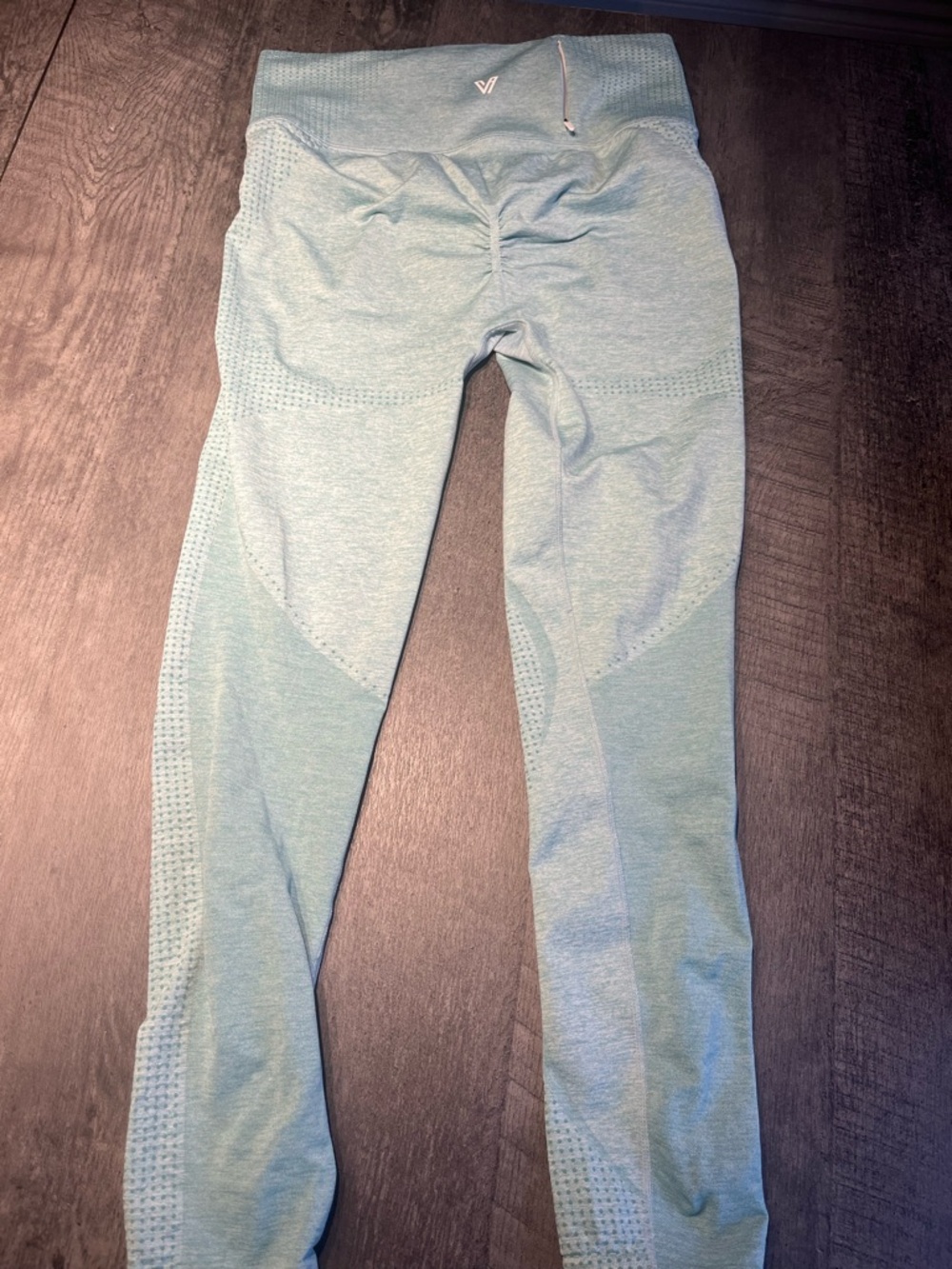 Seamless High-Waist blue Leggings